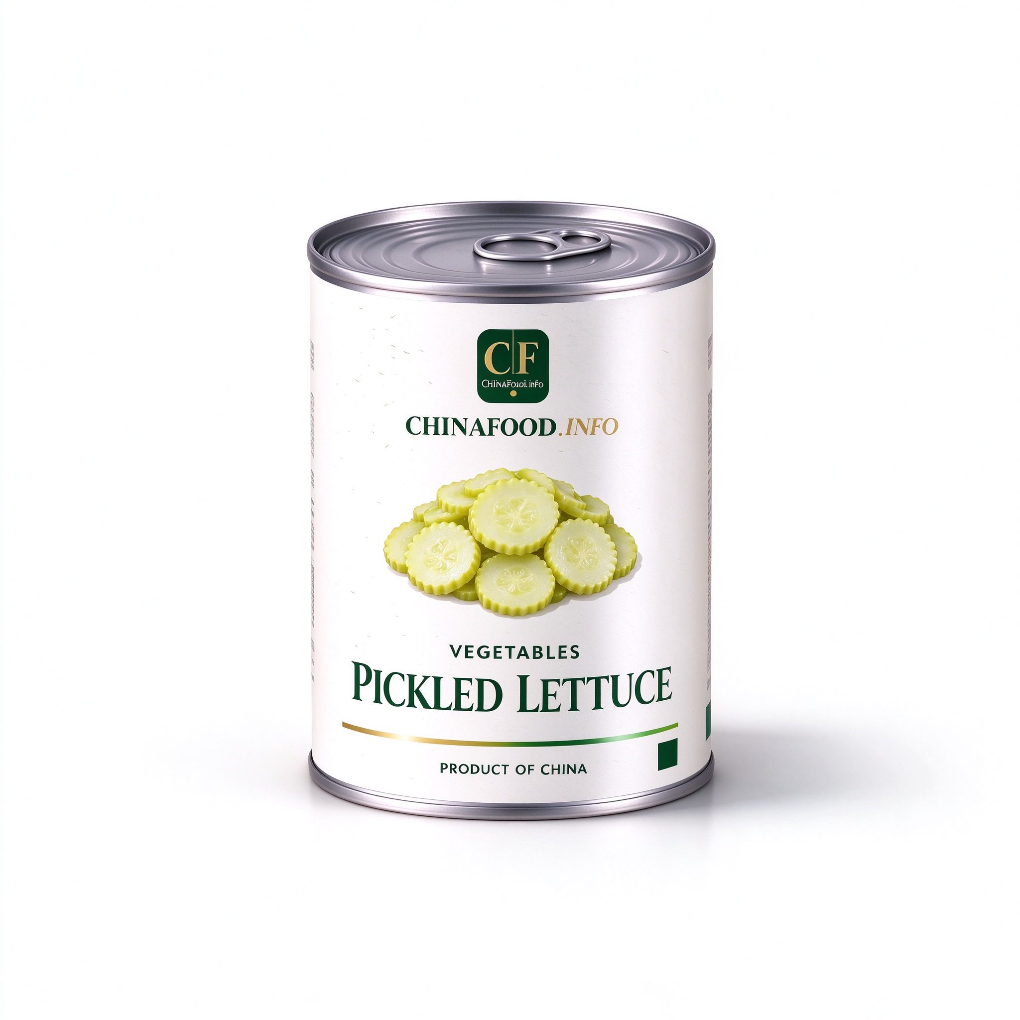 ChinaFood canned pickled lettuce trade can