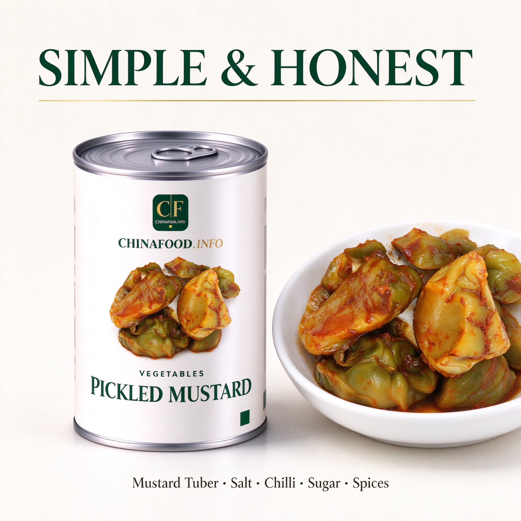 Simple and honest - real ingredients
