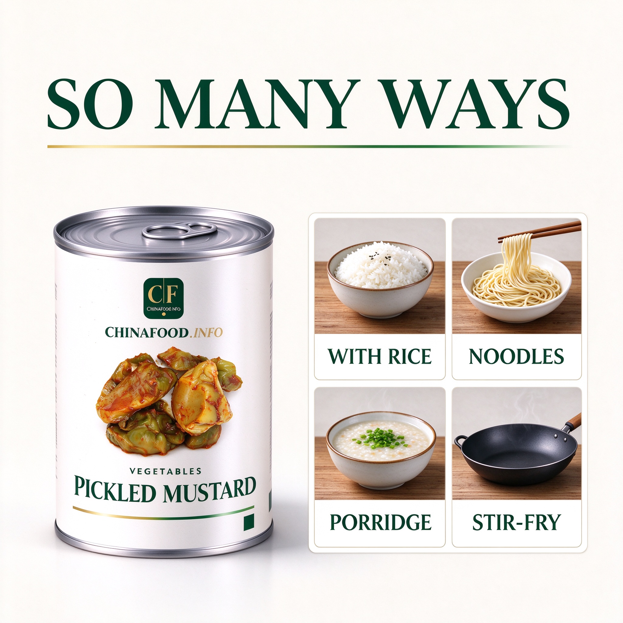 Canned pickled mustard so many ways