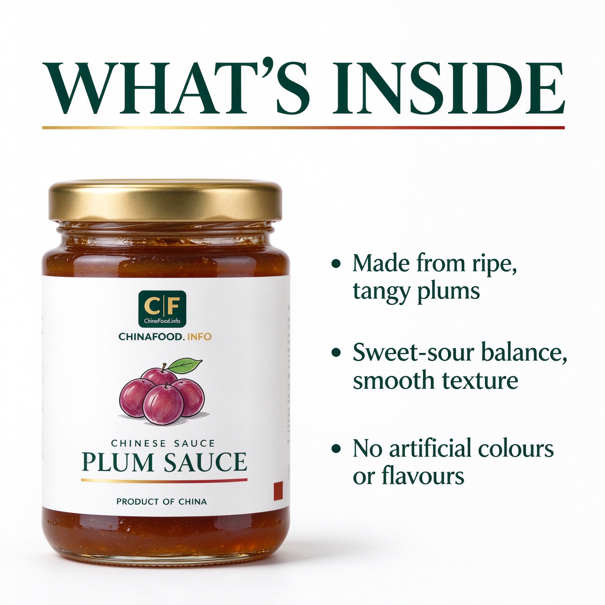 Plum sauce — What's inside