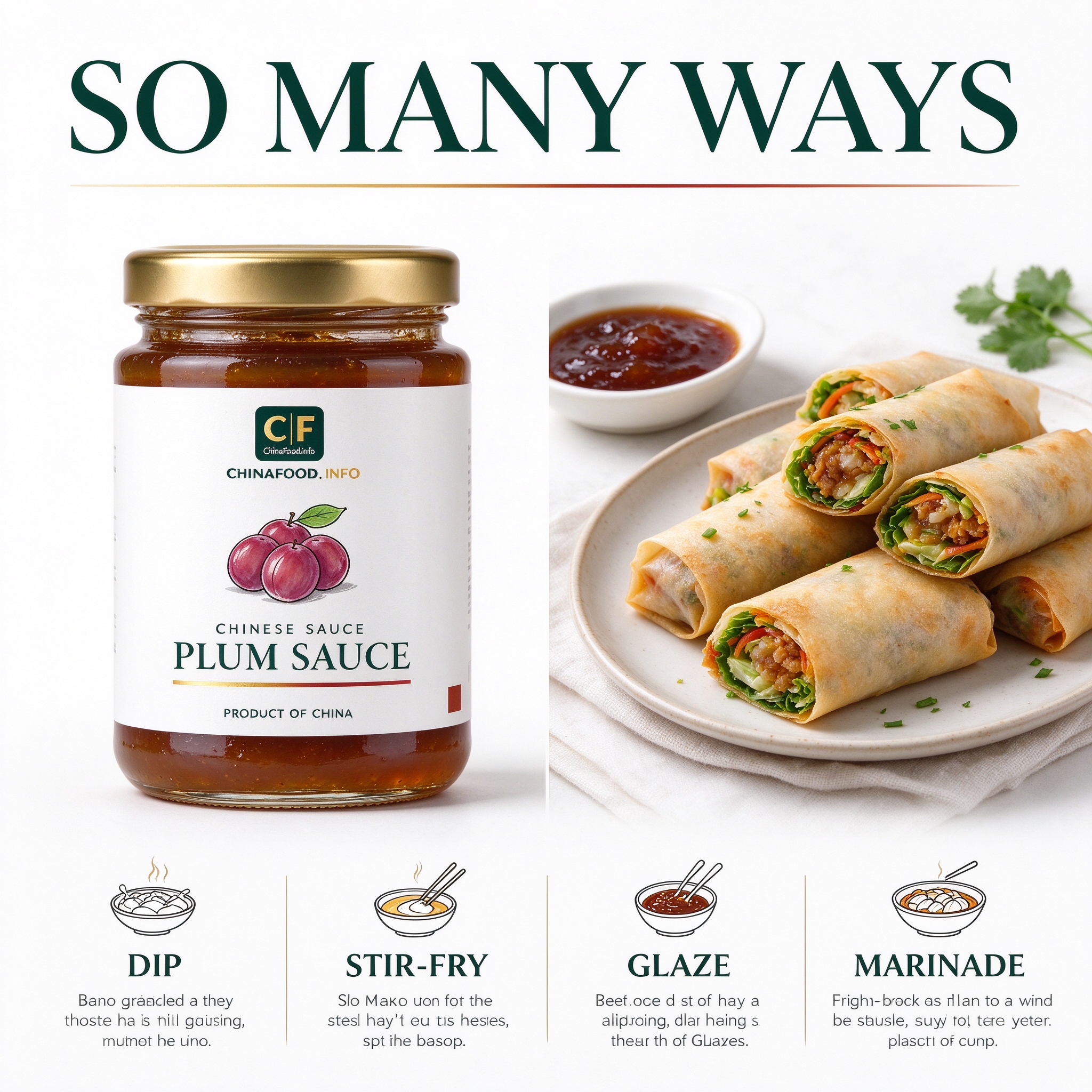 Plum sauce — So many ways — alternate view