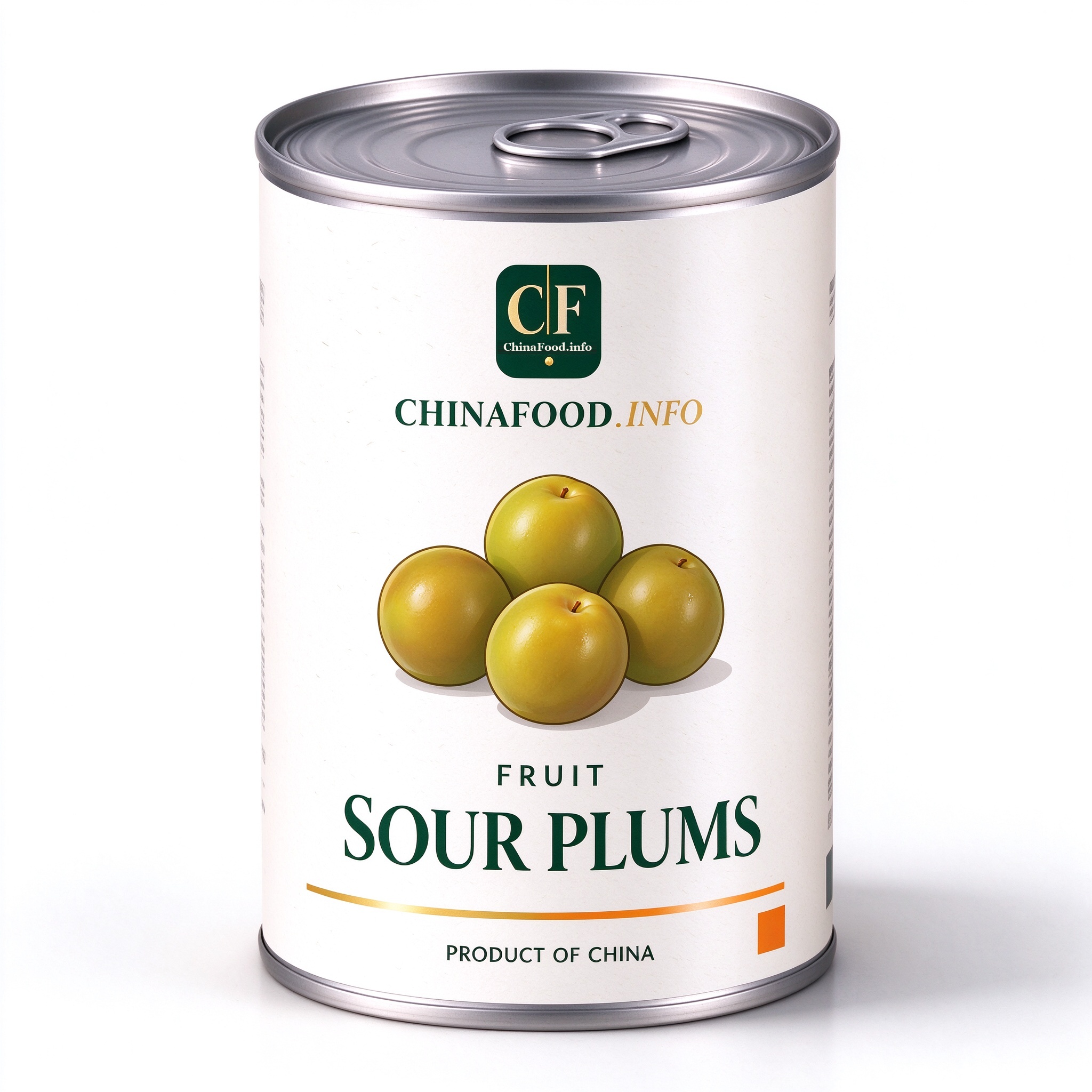ChinaFood canned sour plums trade can