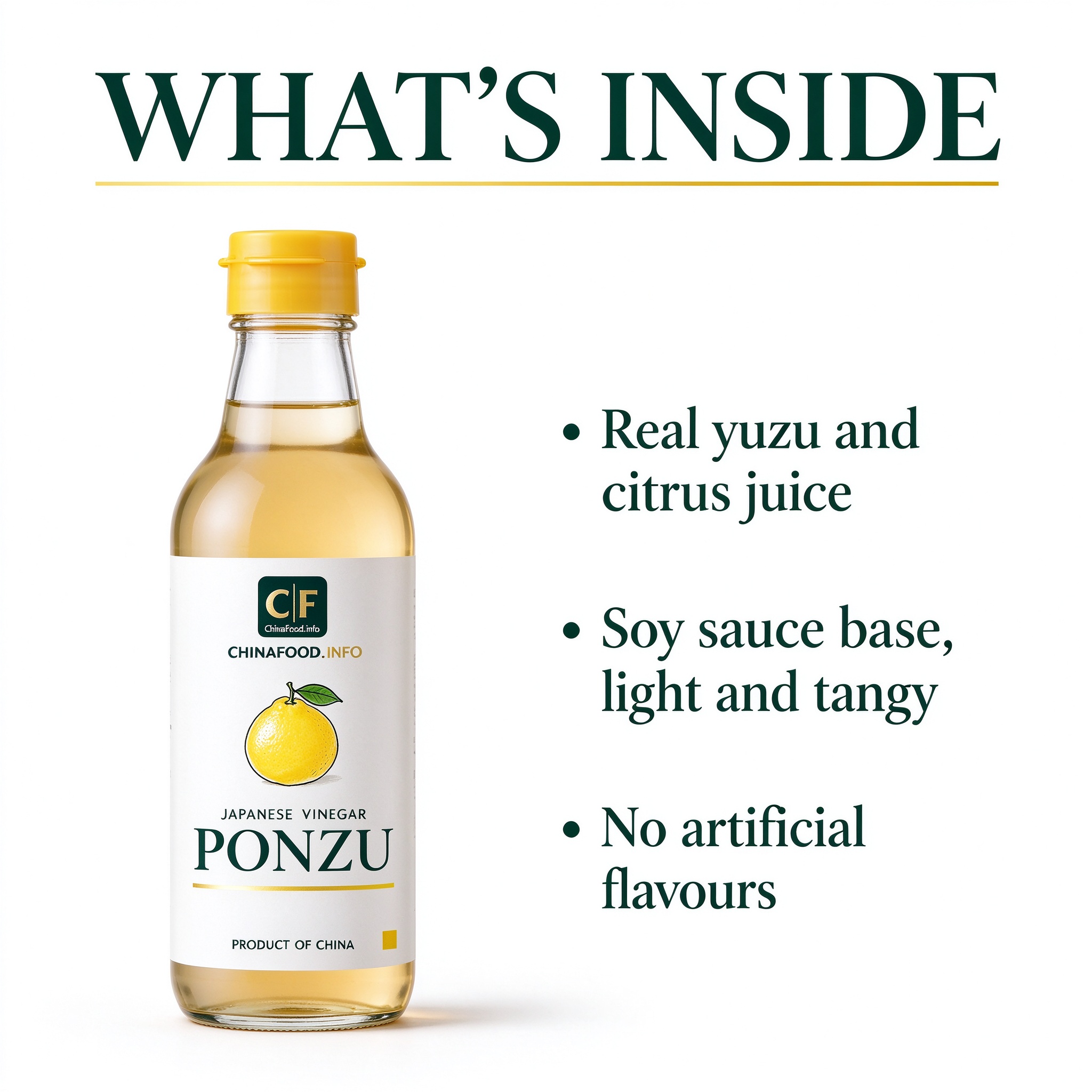 Ponzu — What's inside