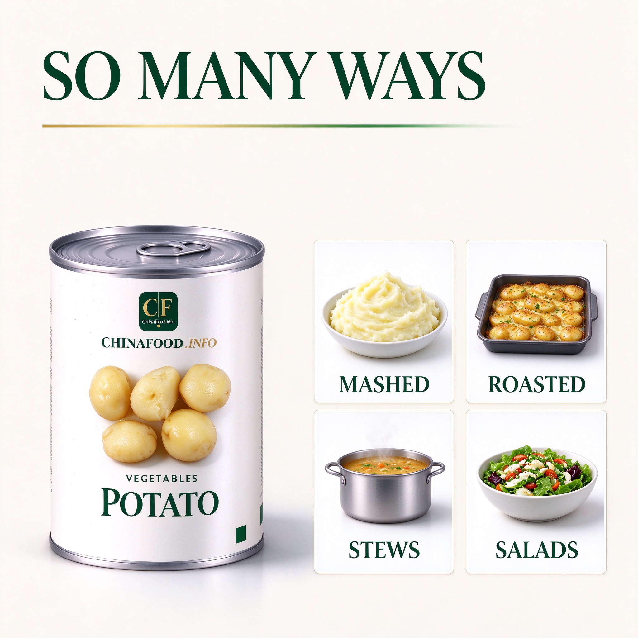Potato ways mashed roasted stews salads