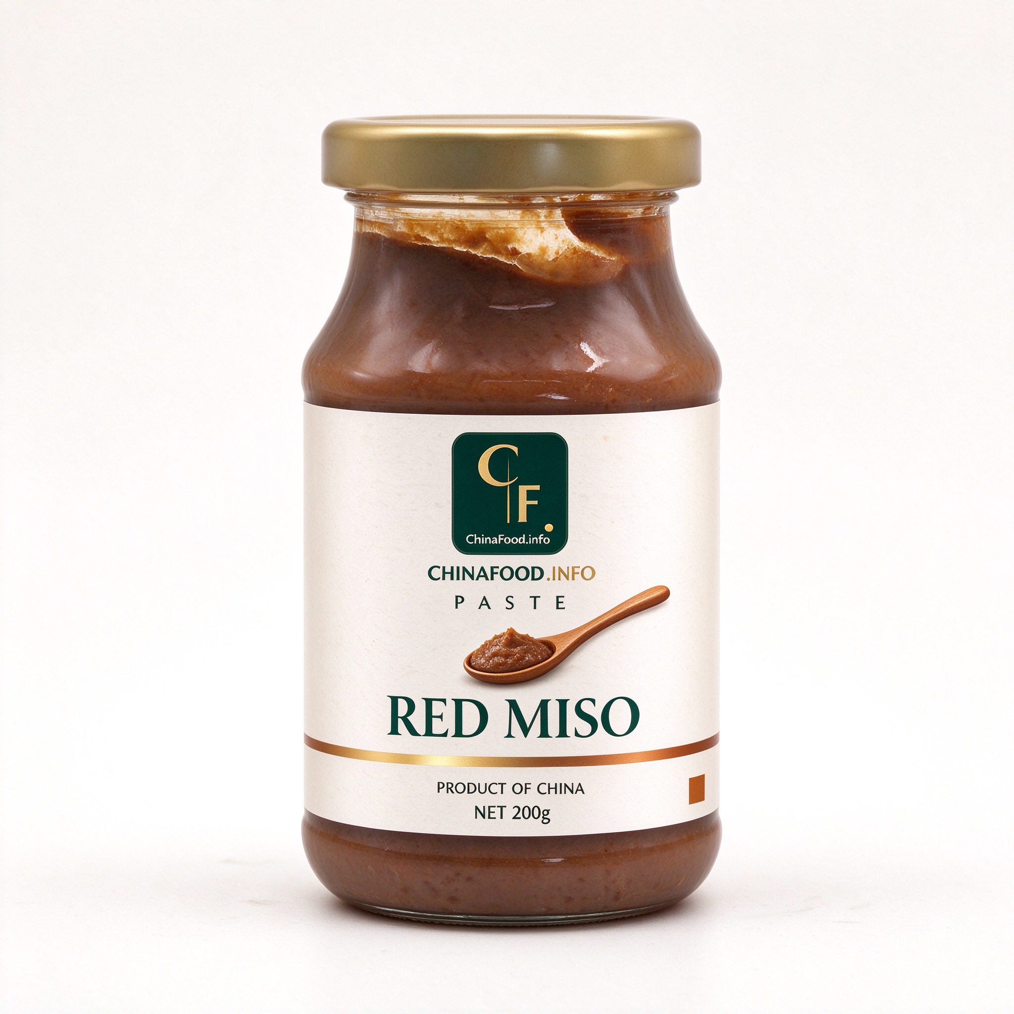 ChinaFood red miso glass jar 200g - paste series