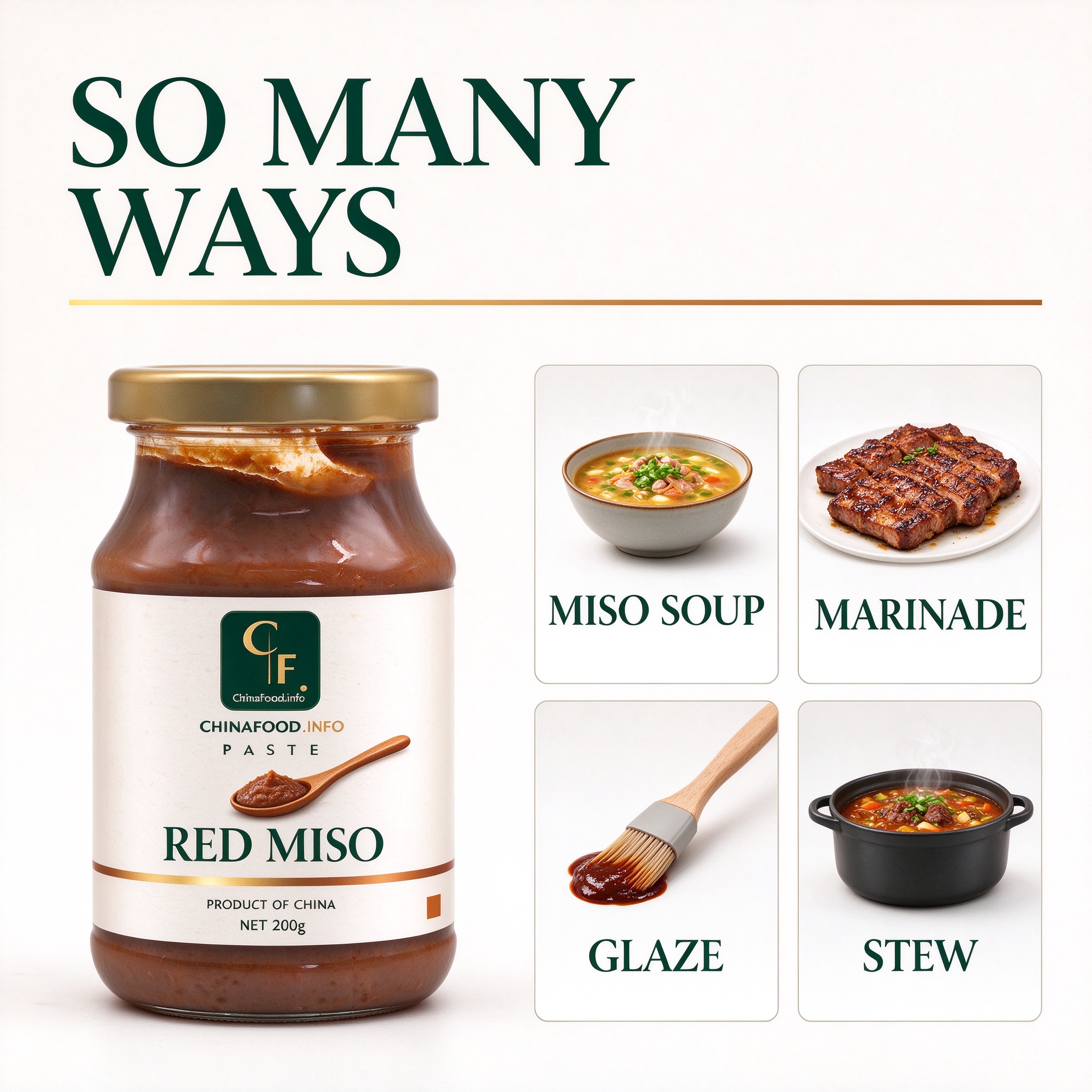 Red miso suggested uses