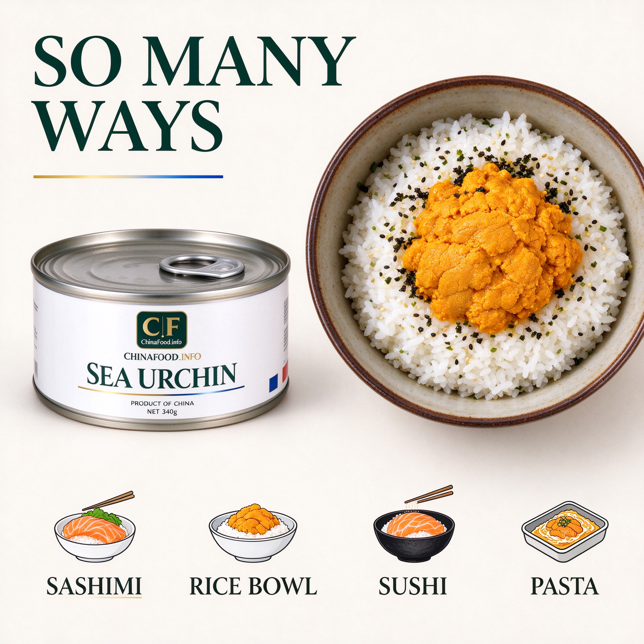 Sea urchin serving ideas