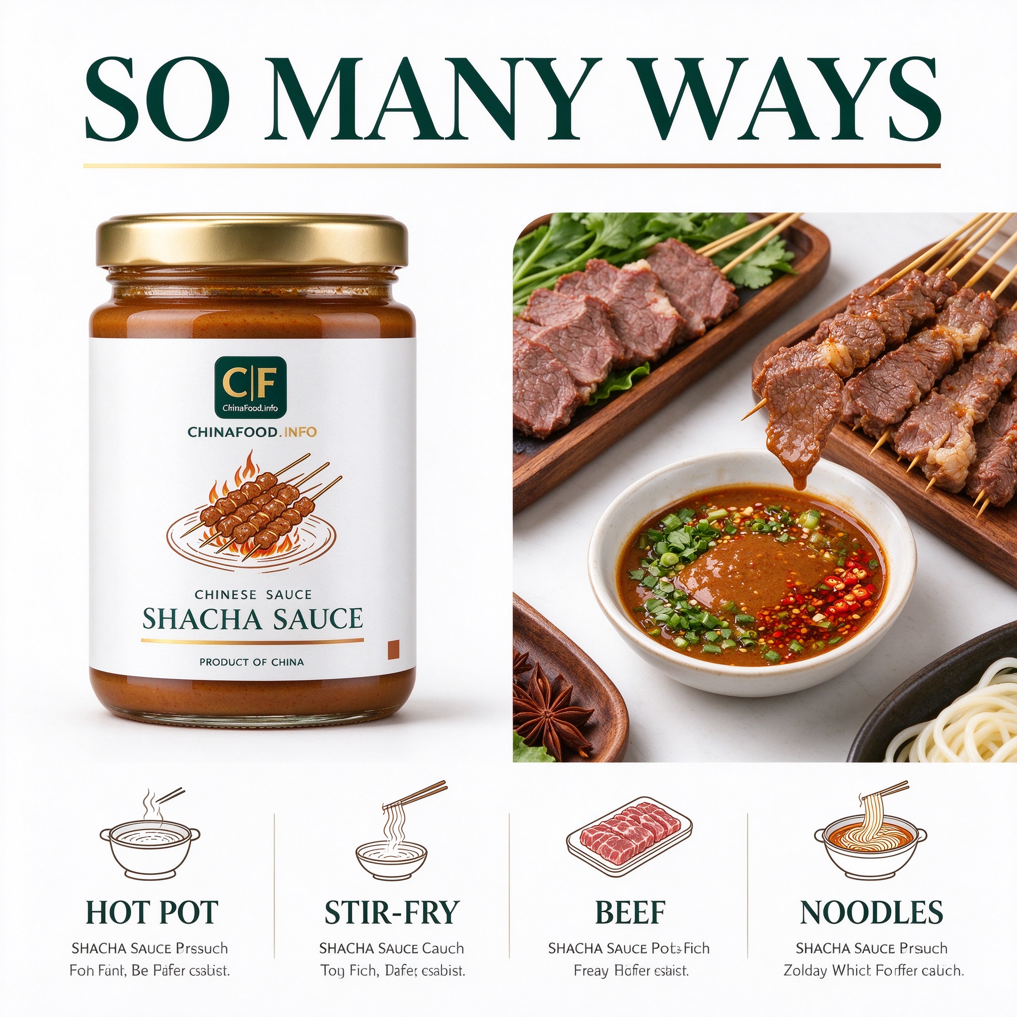 Shacha sauce — So many ways — alternate view
