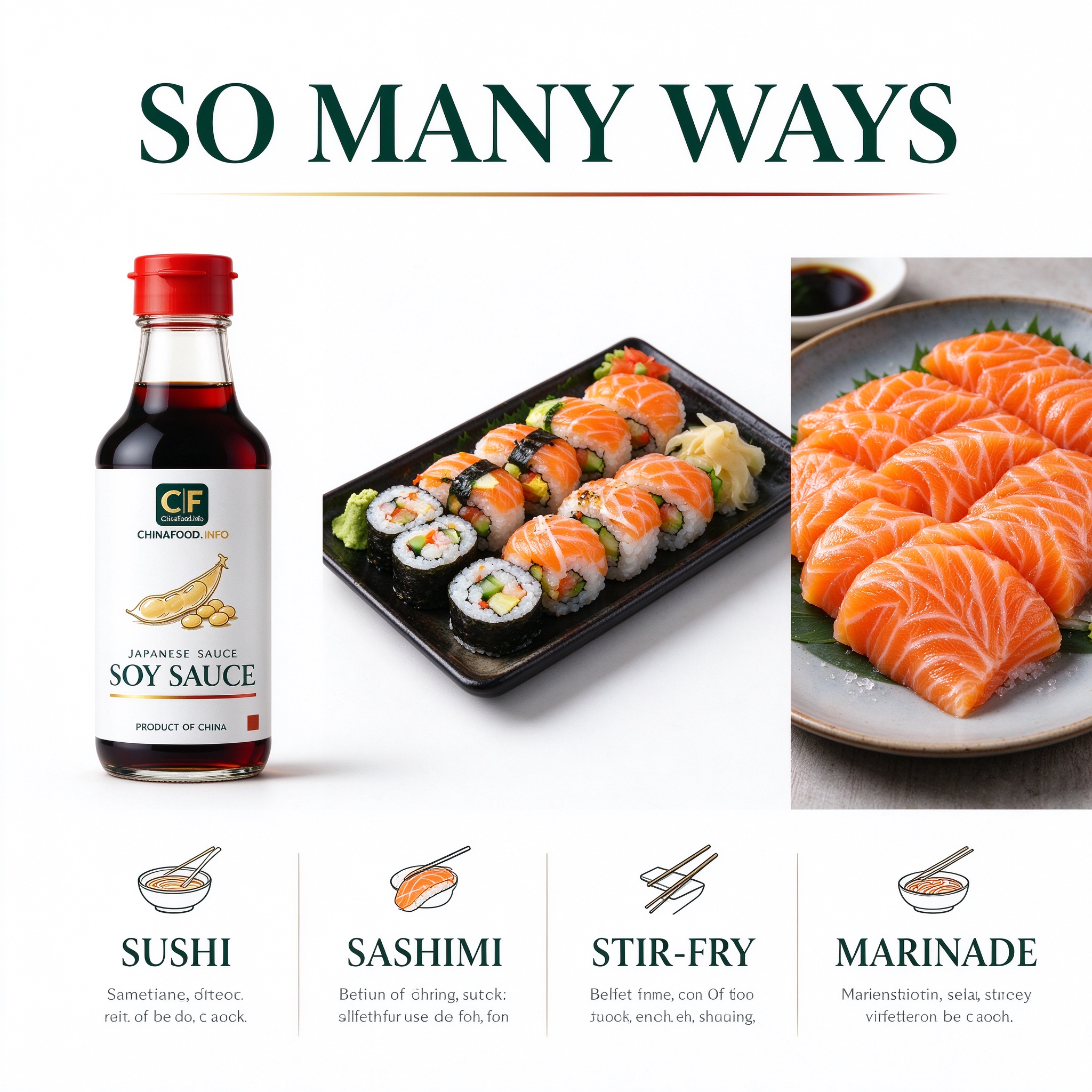 Soy sauce — So many ways