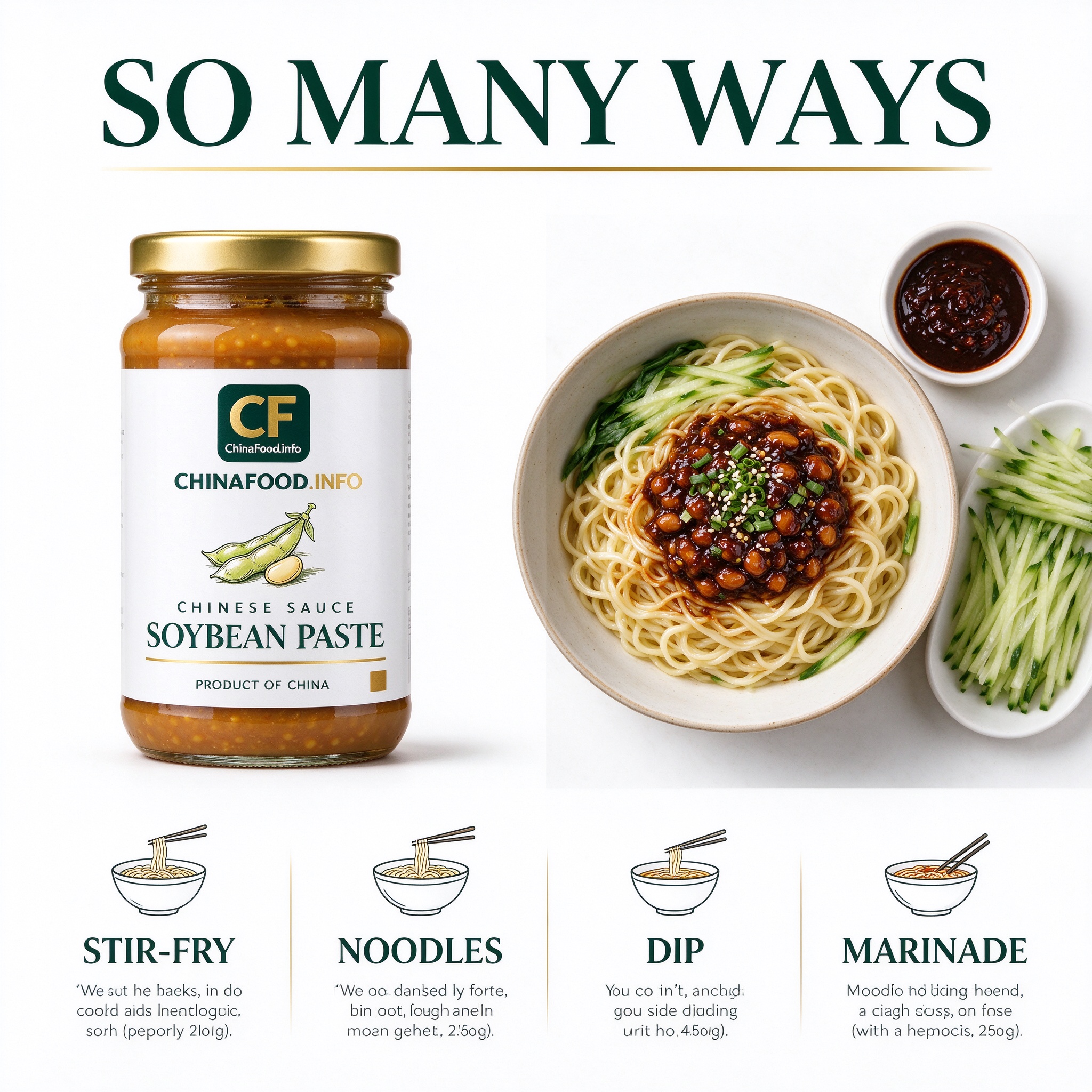 Soybean paste — So many ways — alternate view