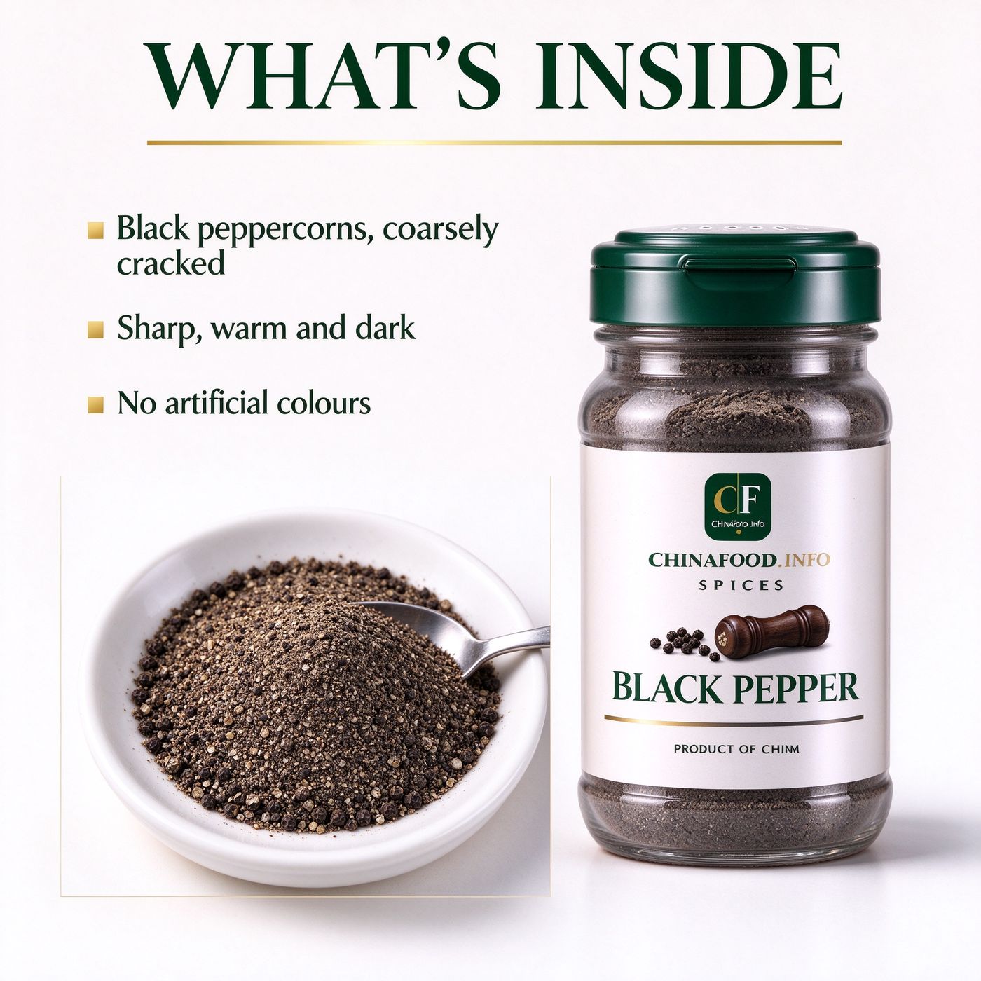 Black pepper — What's inside