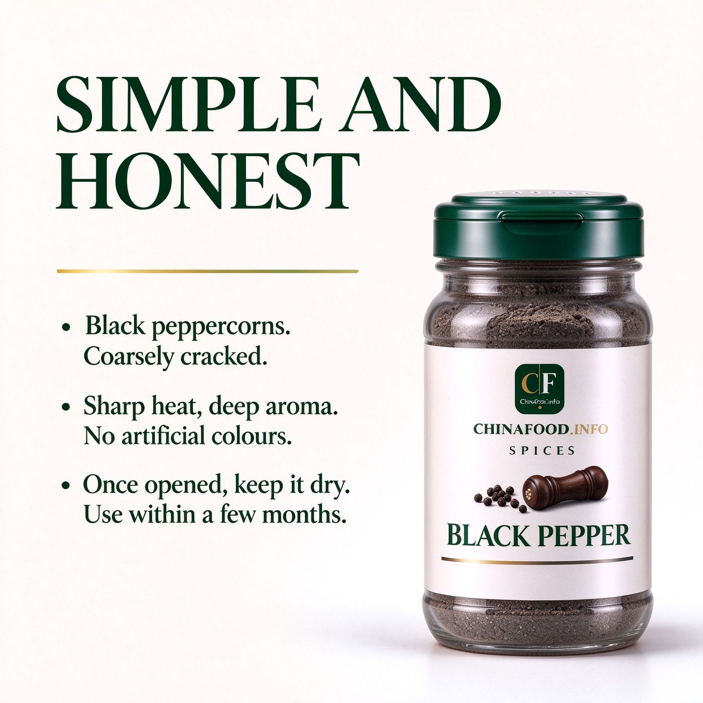 Black pepper — Simple and honest