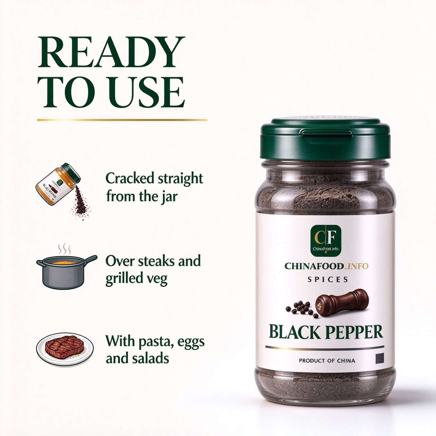 Black pepper — Ready to use