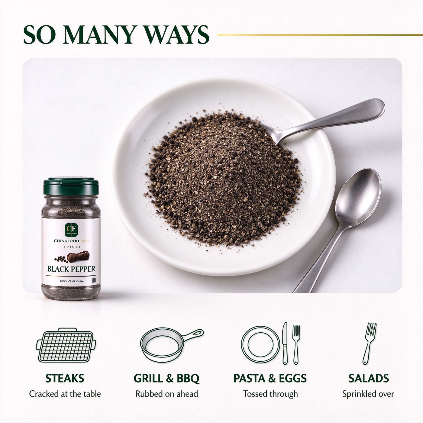 Black pepper — So many ways — alternate view
