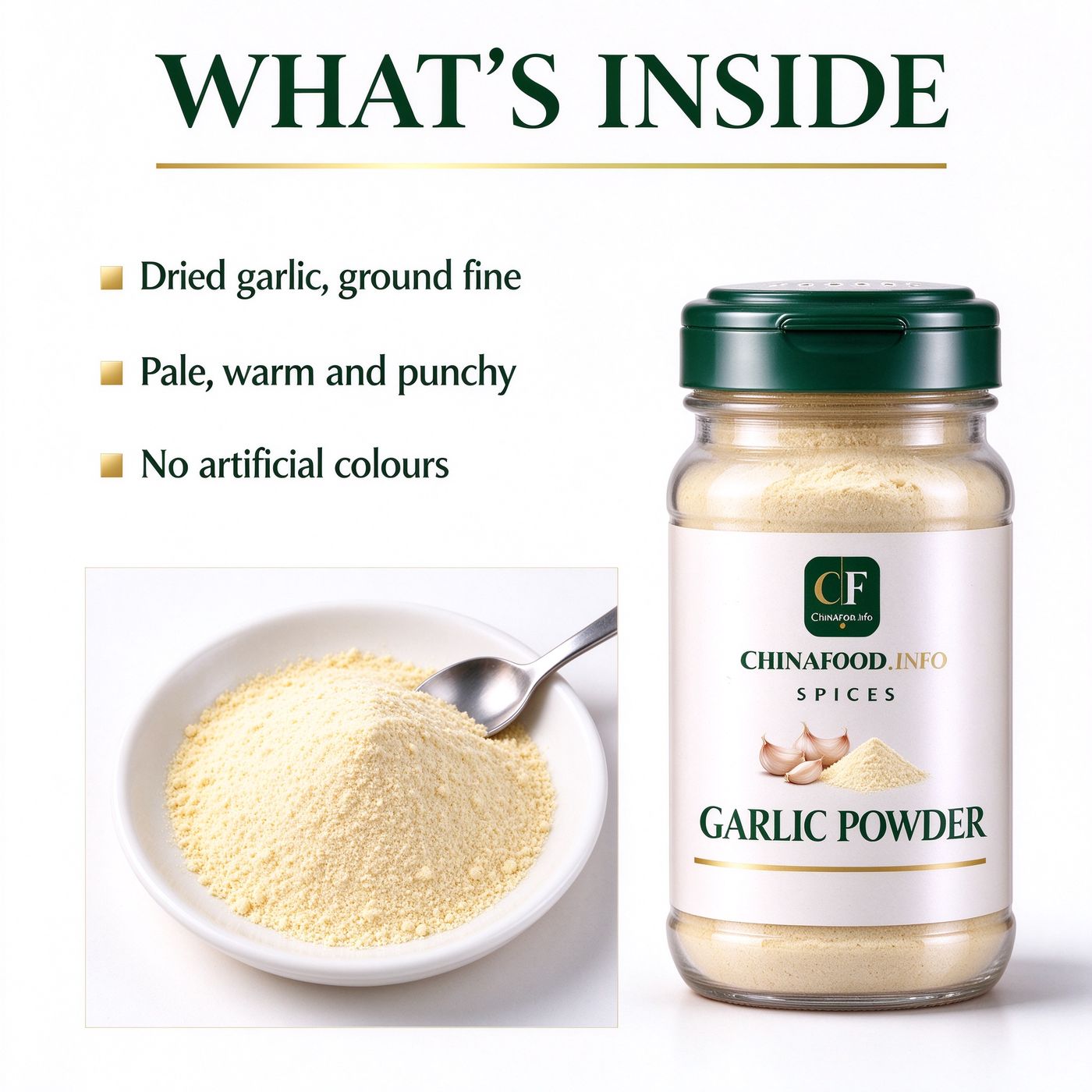 Garlic powder — What's inside