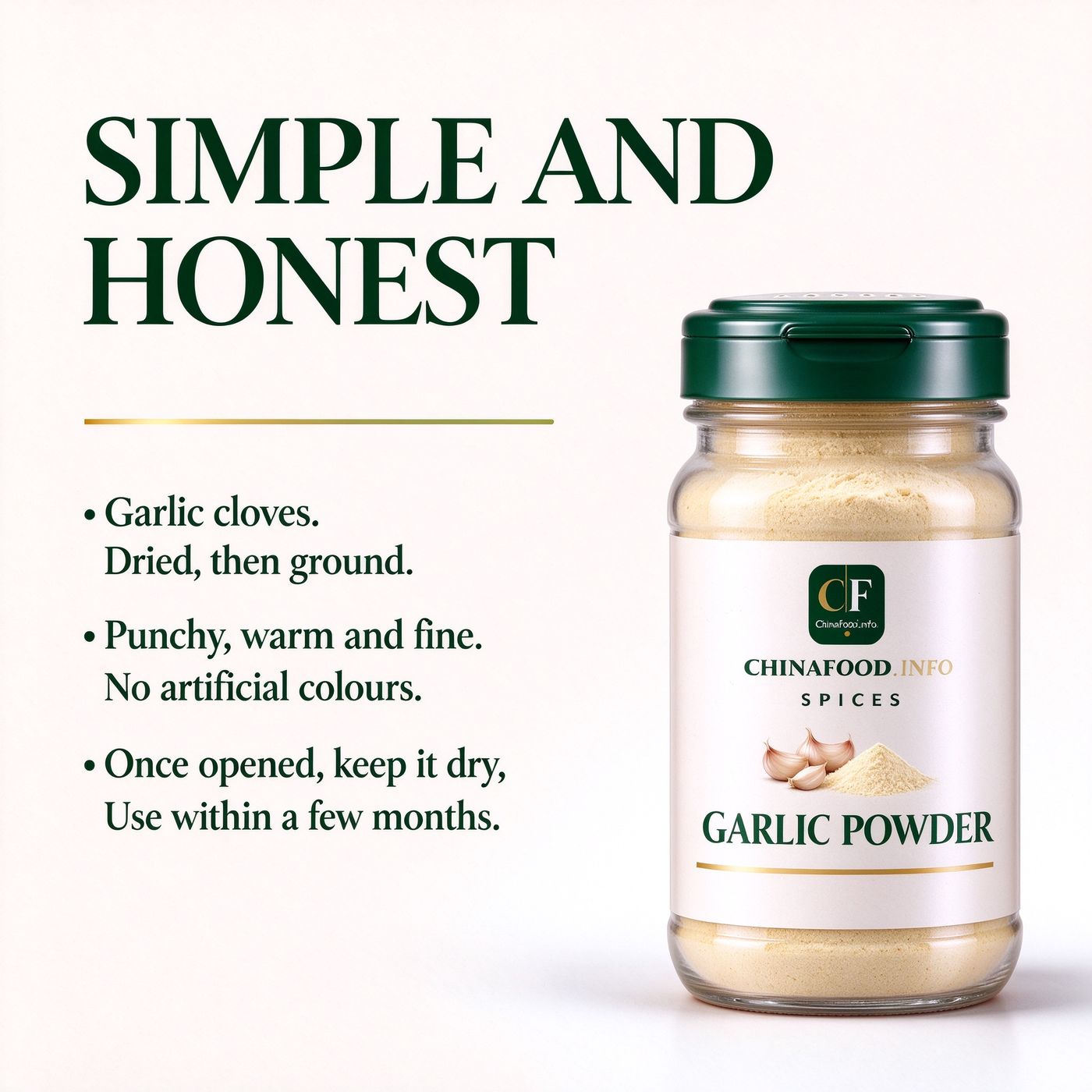 Garlic powder — Simple and honest