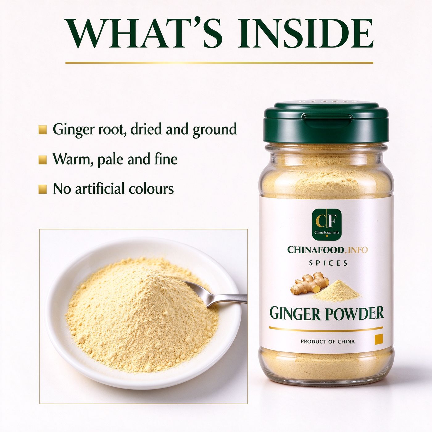 Ginger powder — What's inside