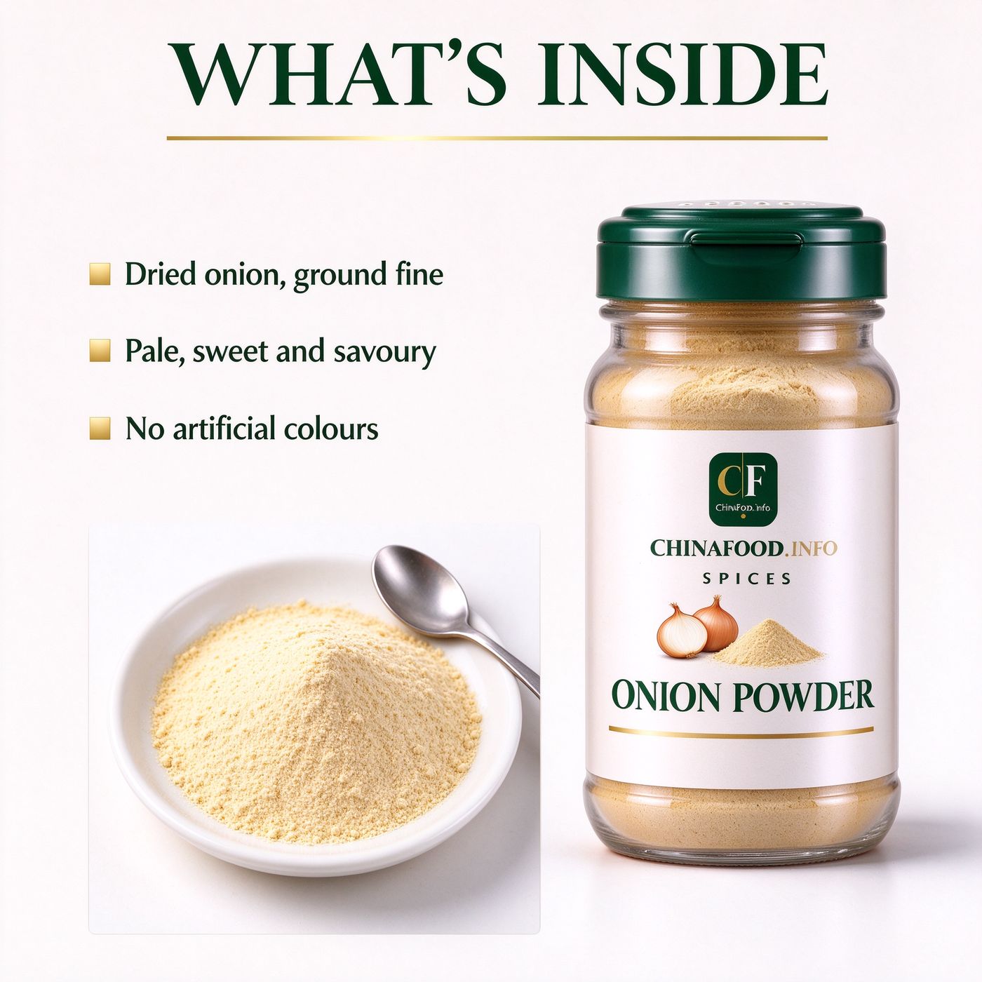 Onion powder — What's inside