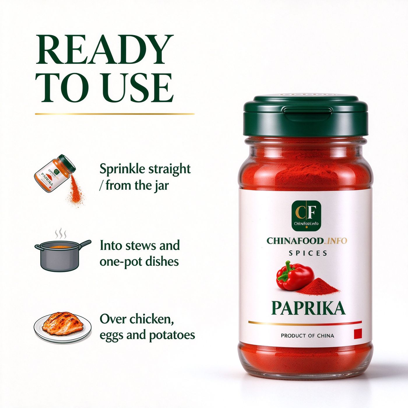 Paprika — Ready to use