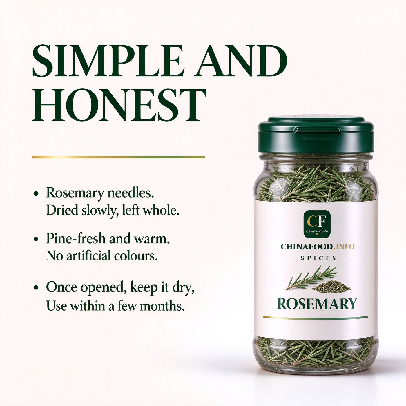 Rosemary — Simple and honest
