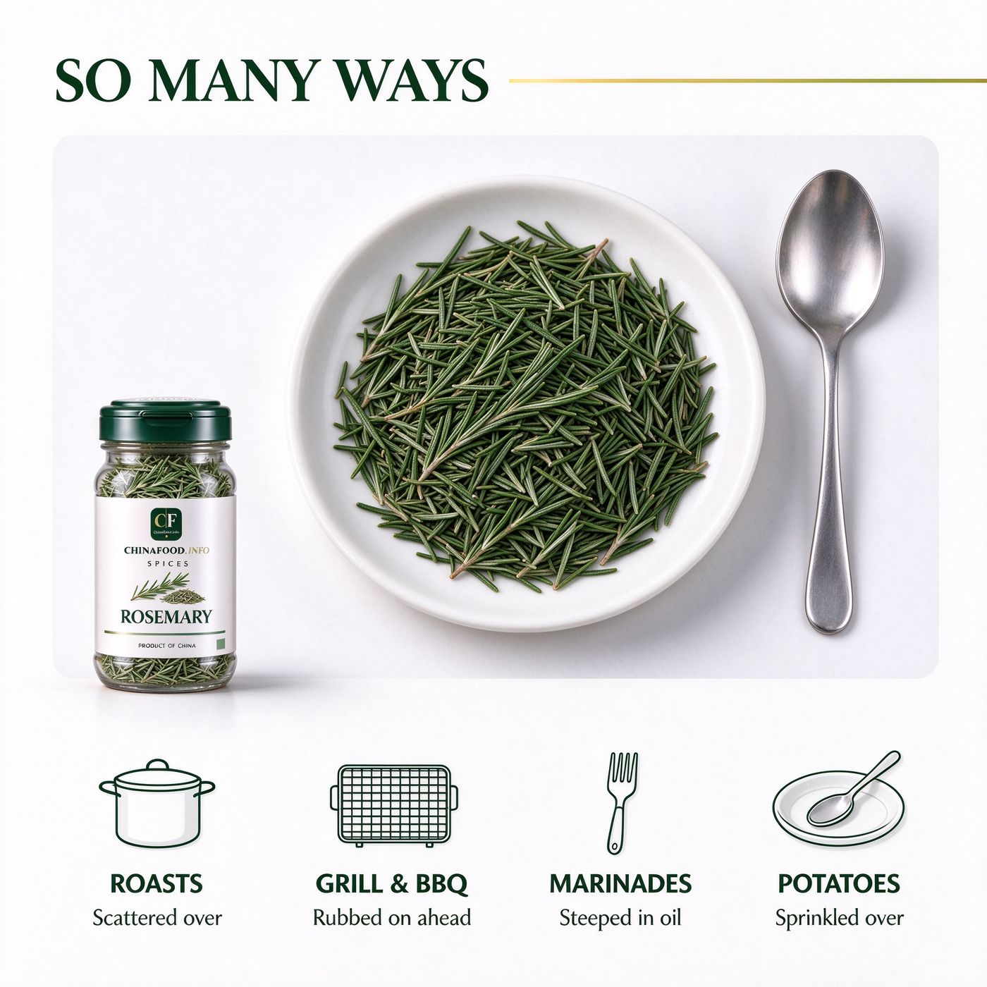 Rosemary — So many ways — alternate view