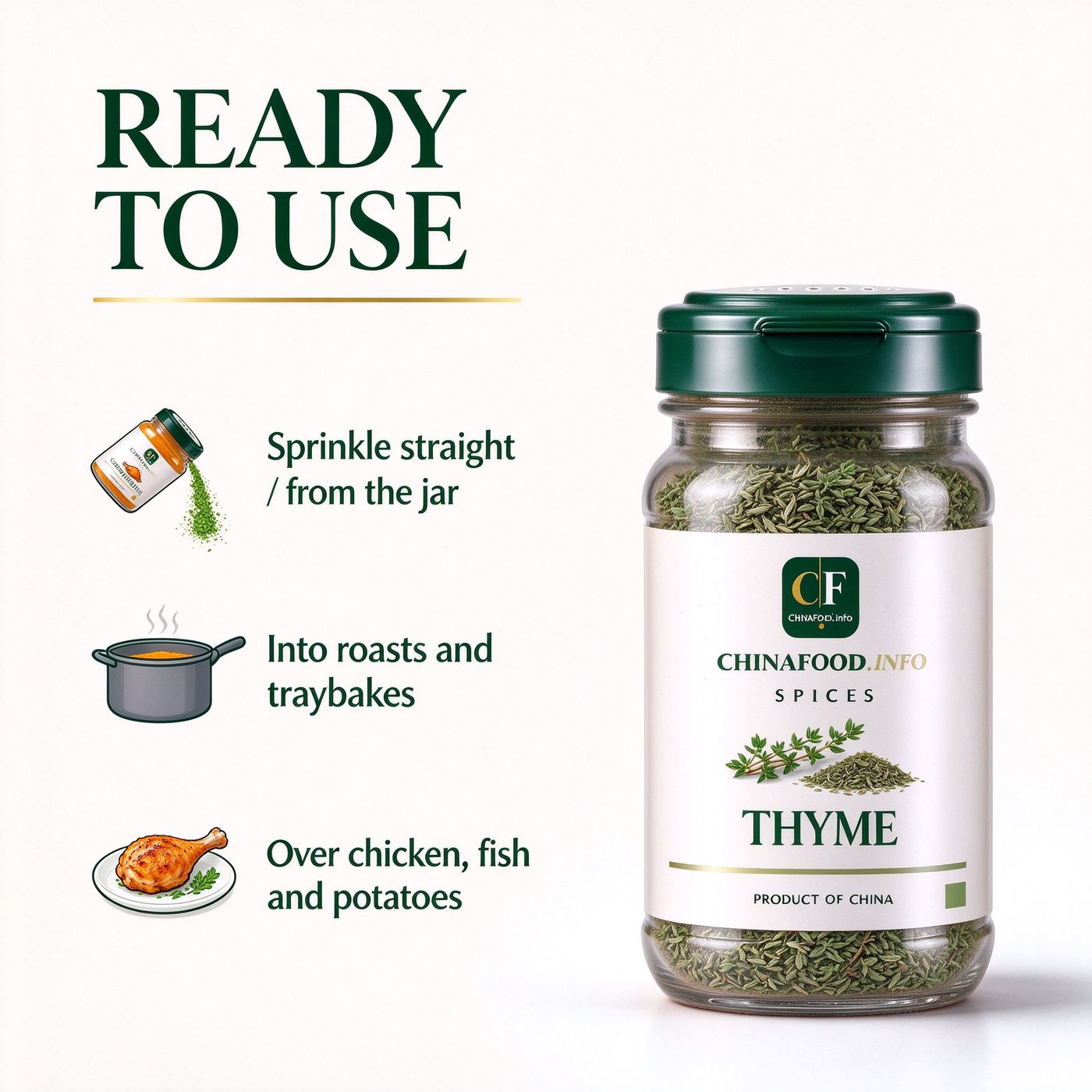 Thyme — Ready to use