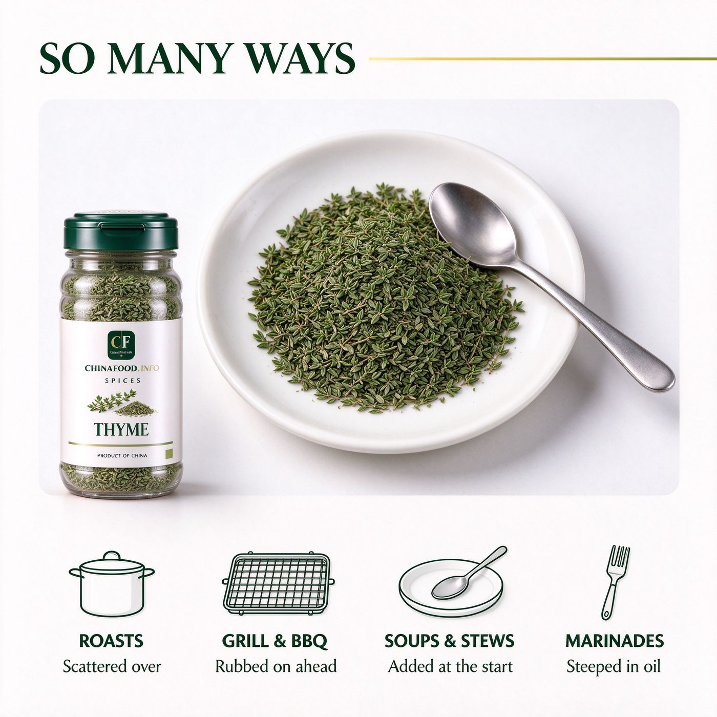 Thyme — So many ways — alternate view