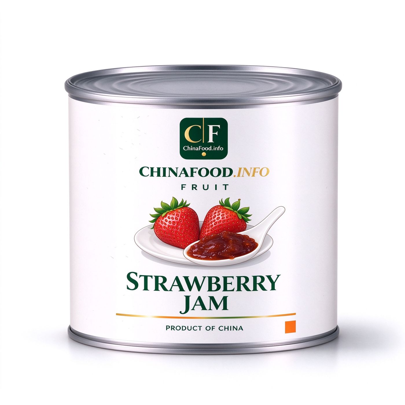 canned strawberry jam - 340g can render