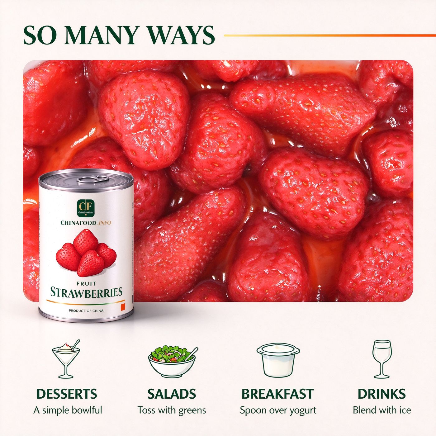 Canned strawberries serving ideas panel