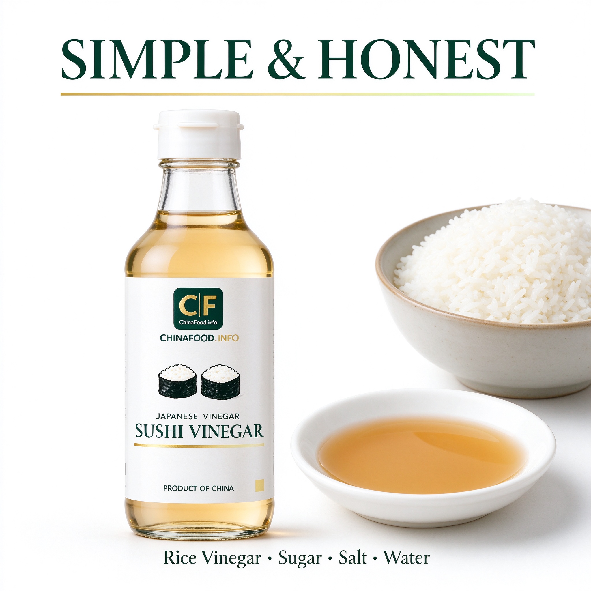Sushi vinegar — Simple and honest