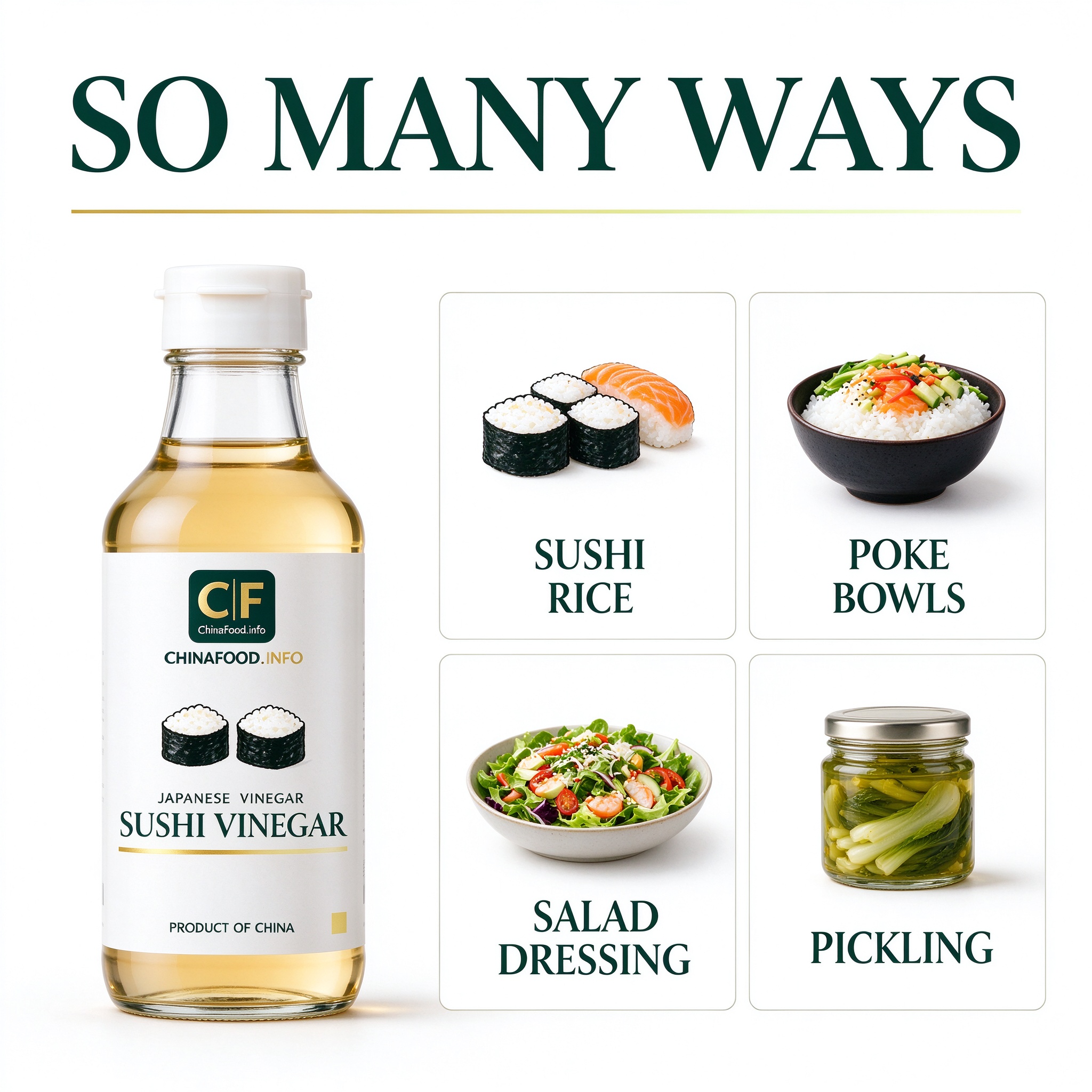Sushi vinegar — So many ways
