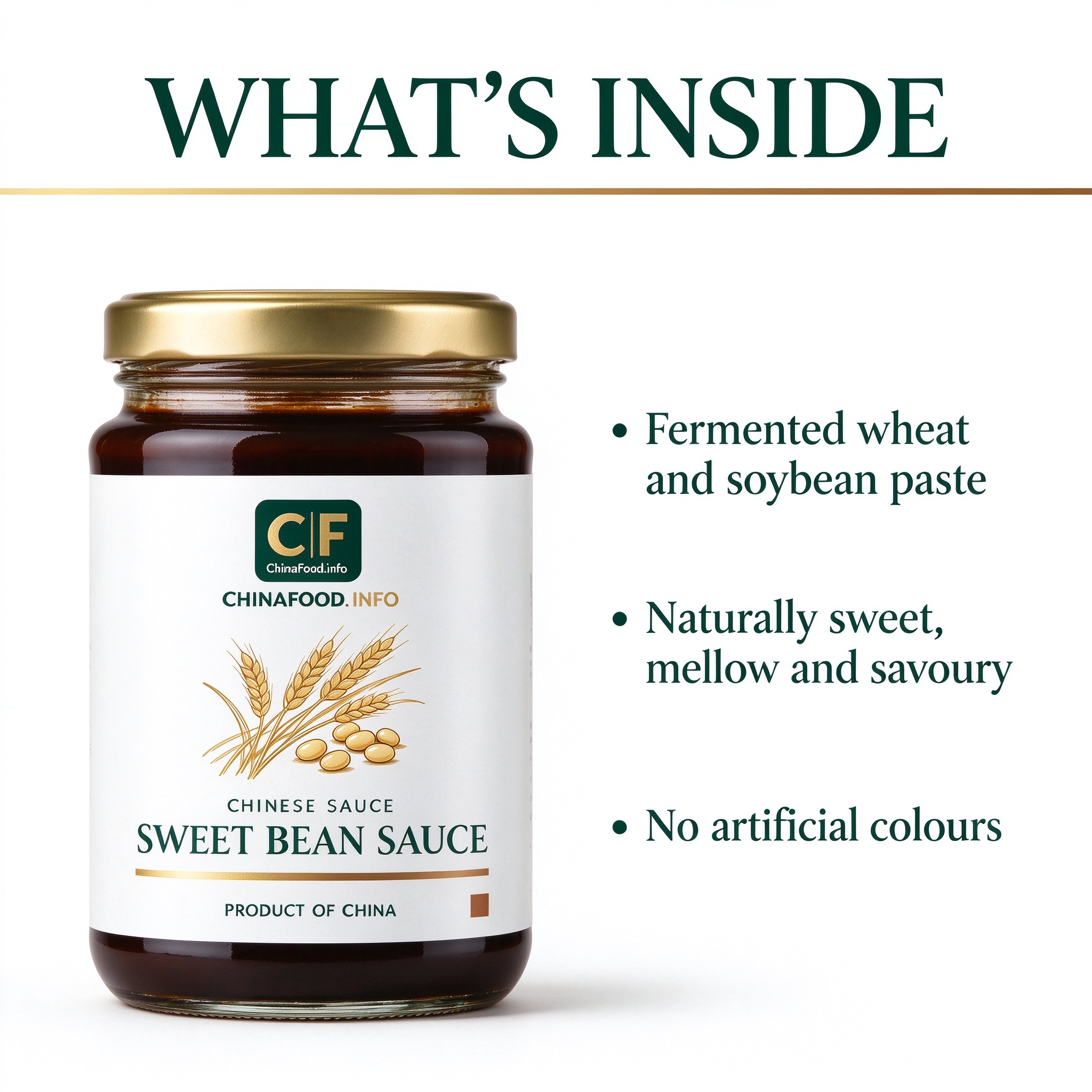Sweet bean sauce — What's inside
