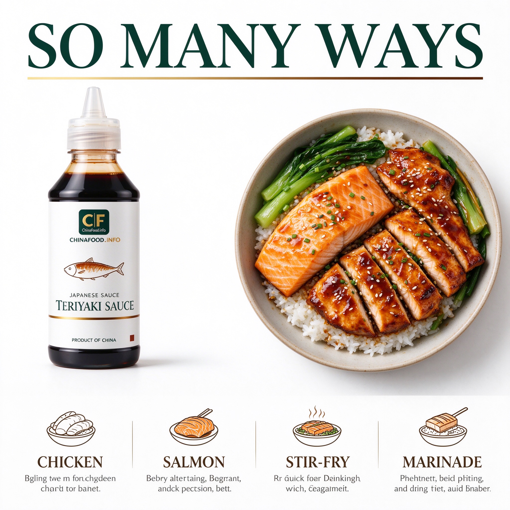 Teriyaki sauce — So many ways