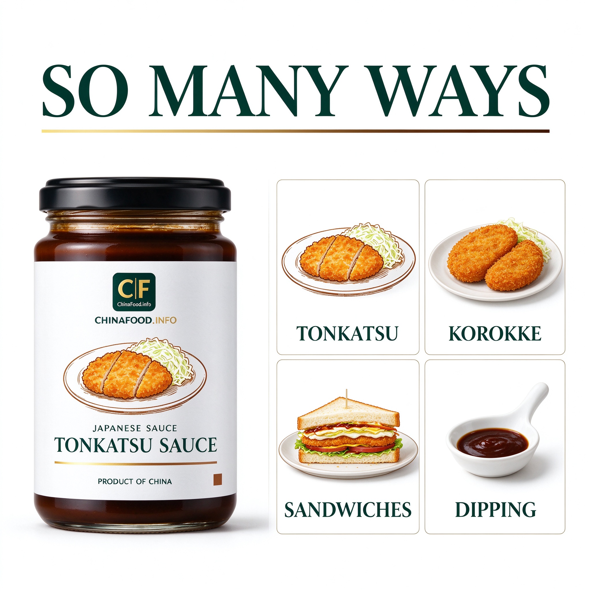 Tonkatsu sauce — So many ways
