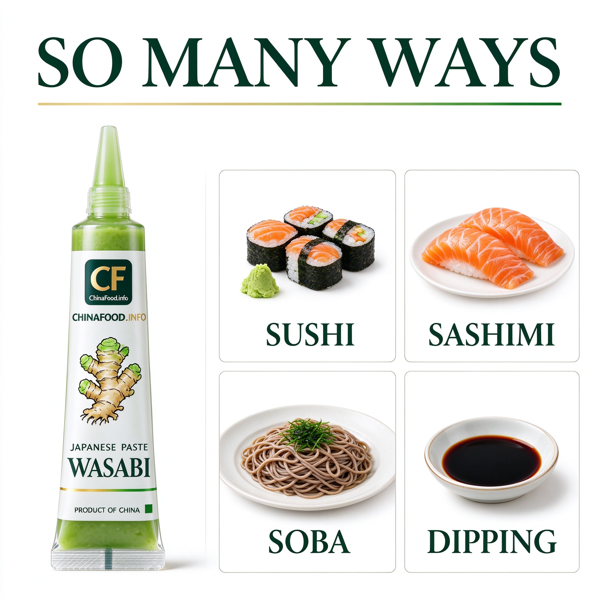 Wasabi — So many ways