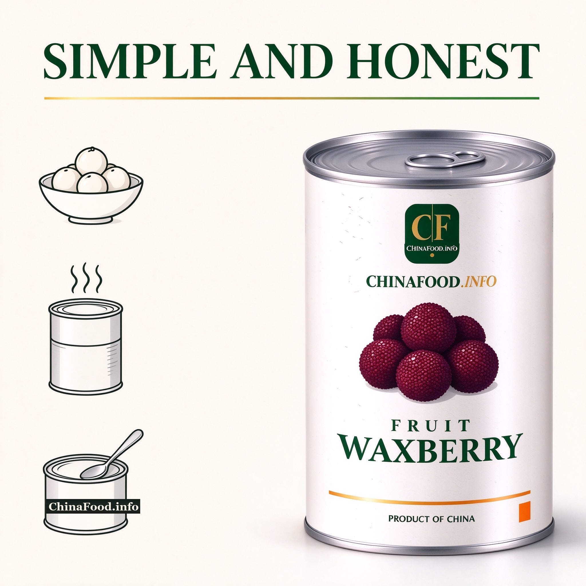 Whole waxberries - simple and honest