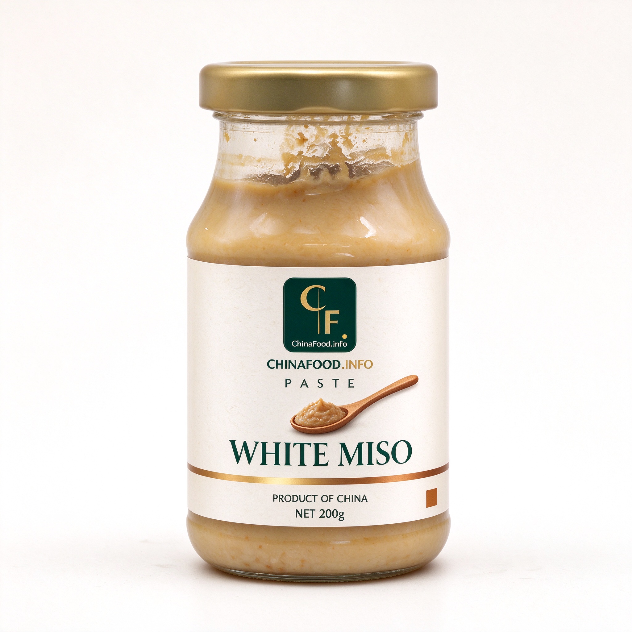 ChinaFood white miso glass jar 200g - paste series