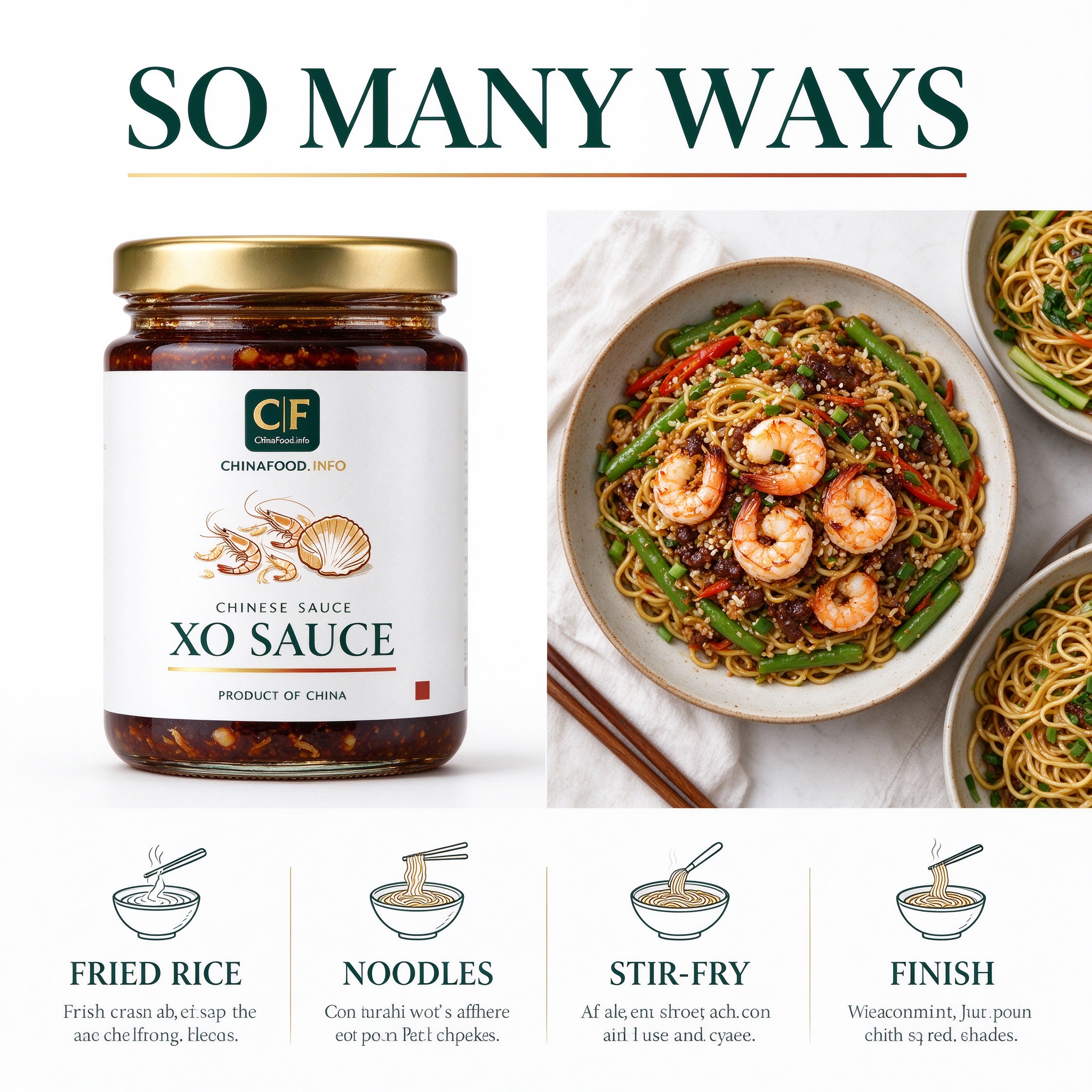 XO sauce — So many ways — alternate view