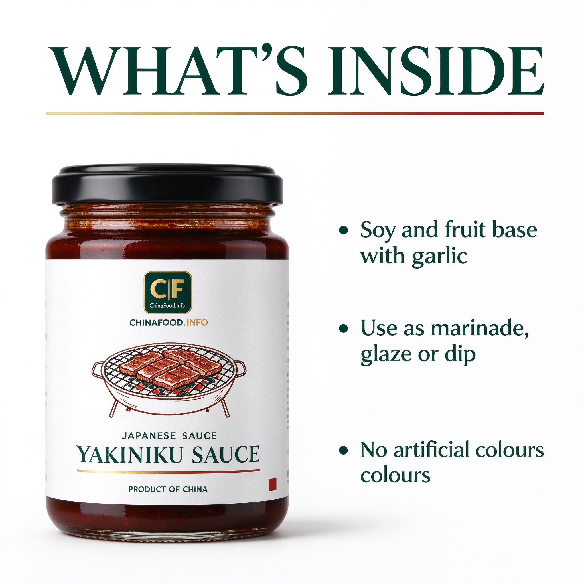 Yakiniku sauce — What's inside