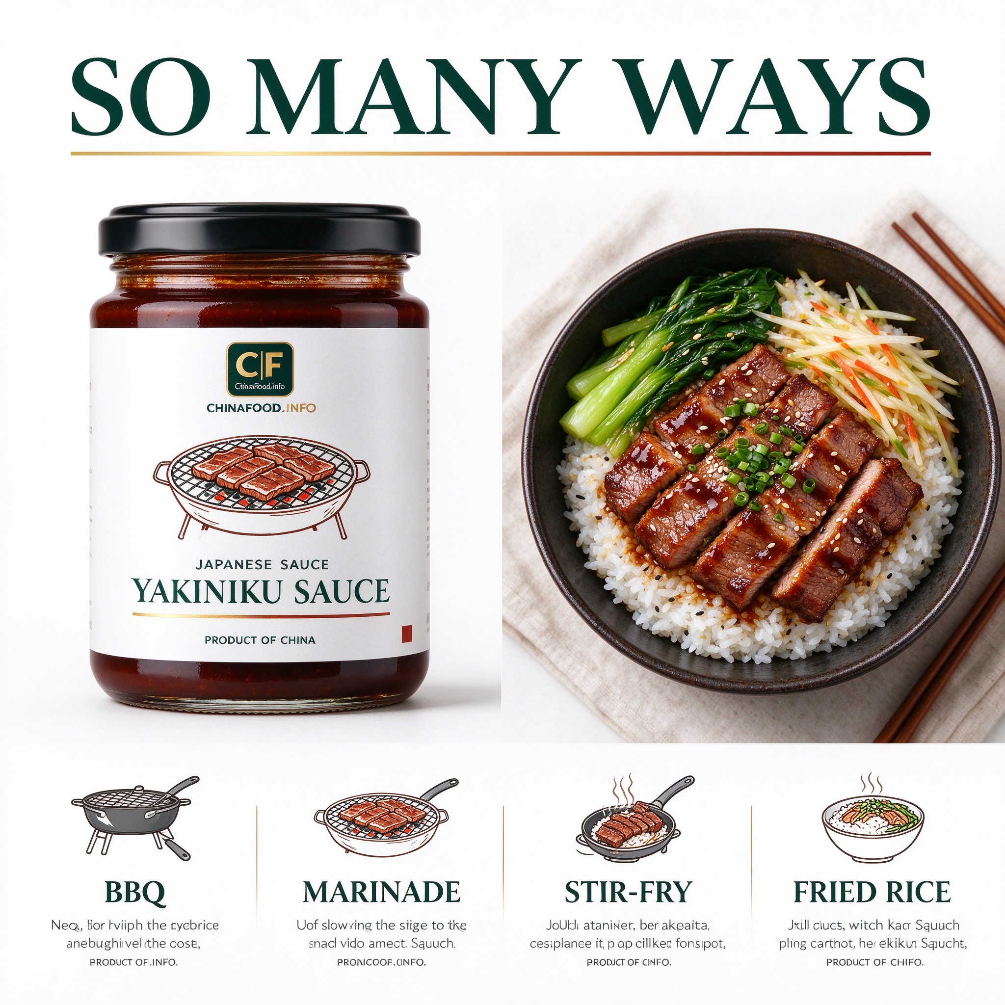 Yakiniku sauce — So many ways — alternate view