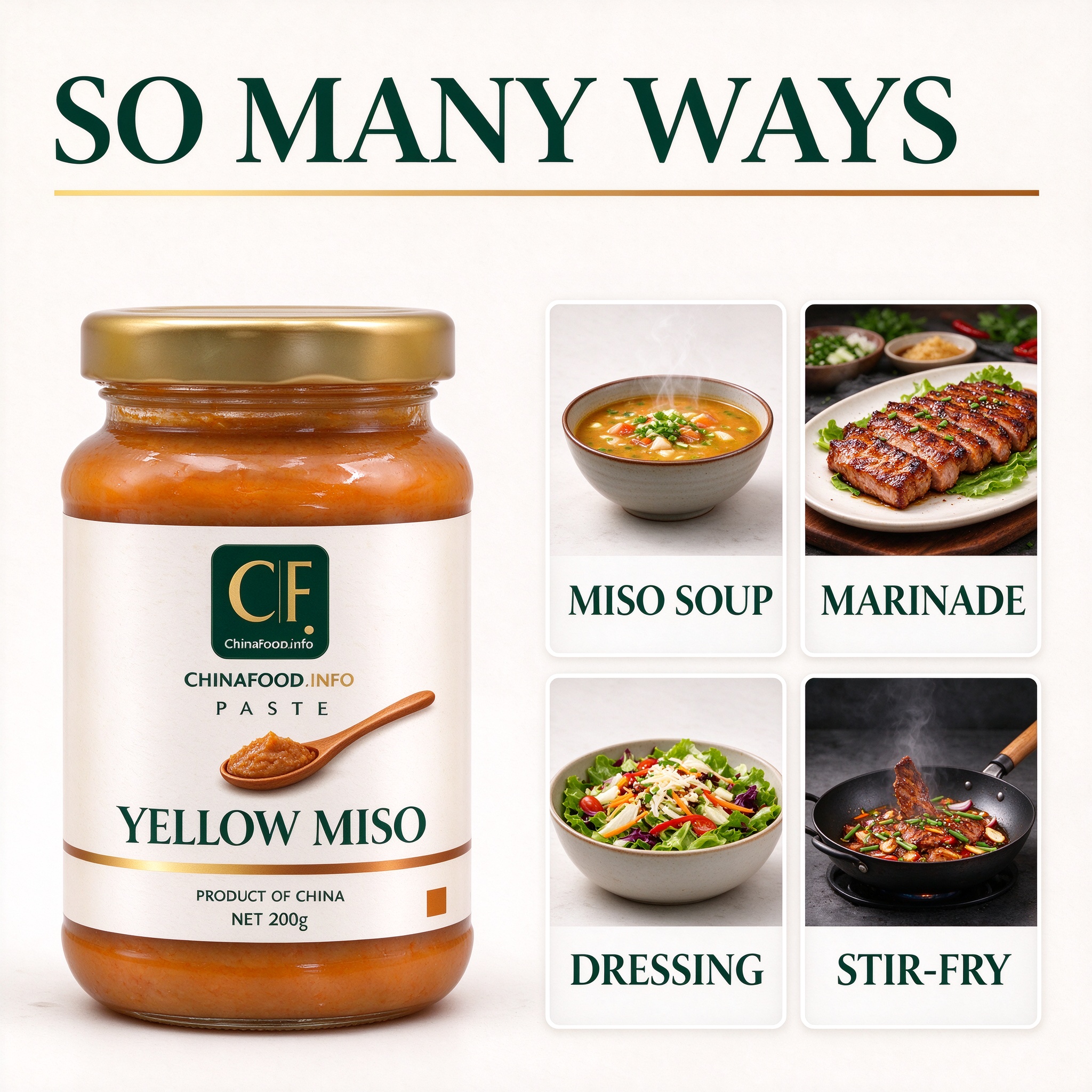 Yellow miso suggested uses