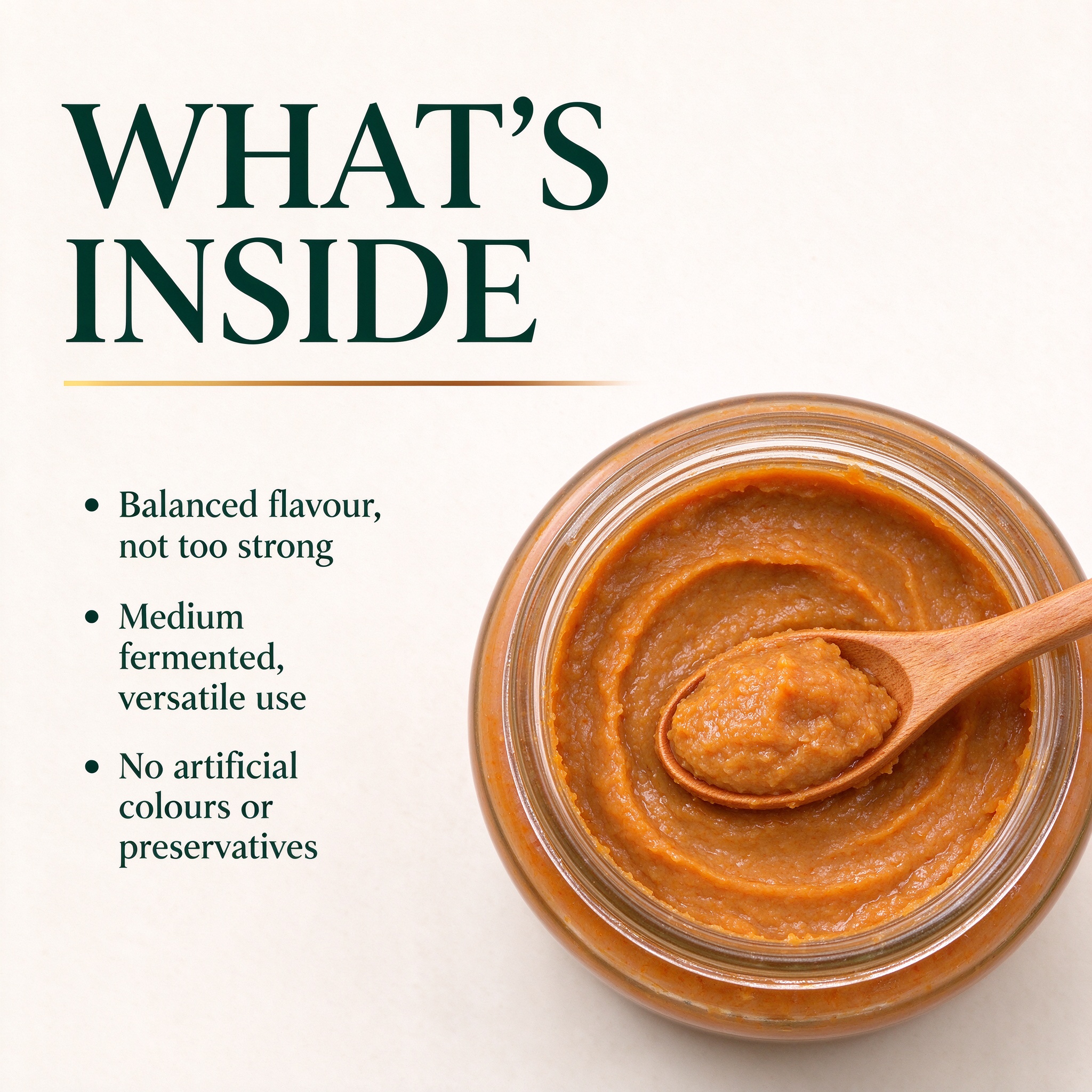 Yellow miso - balanced, medium fermented versatile paste