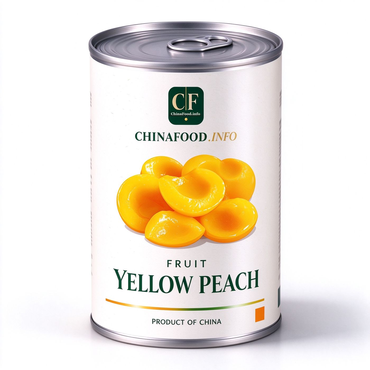 canned yellow peach - 425g can render